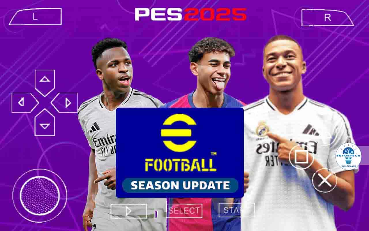 Télécharger PES 2025 PPSSPP ISO avec les transferts récents