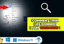 Trier affichage des fichiers dans Windows