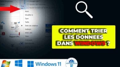 Trier affichage des fichiers dans Windows