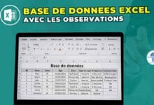 Comment créer une Base de données Excel avec les observations
