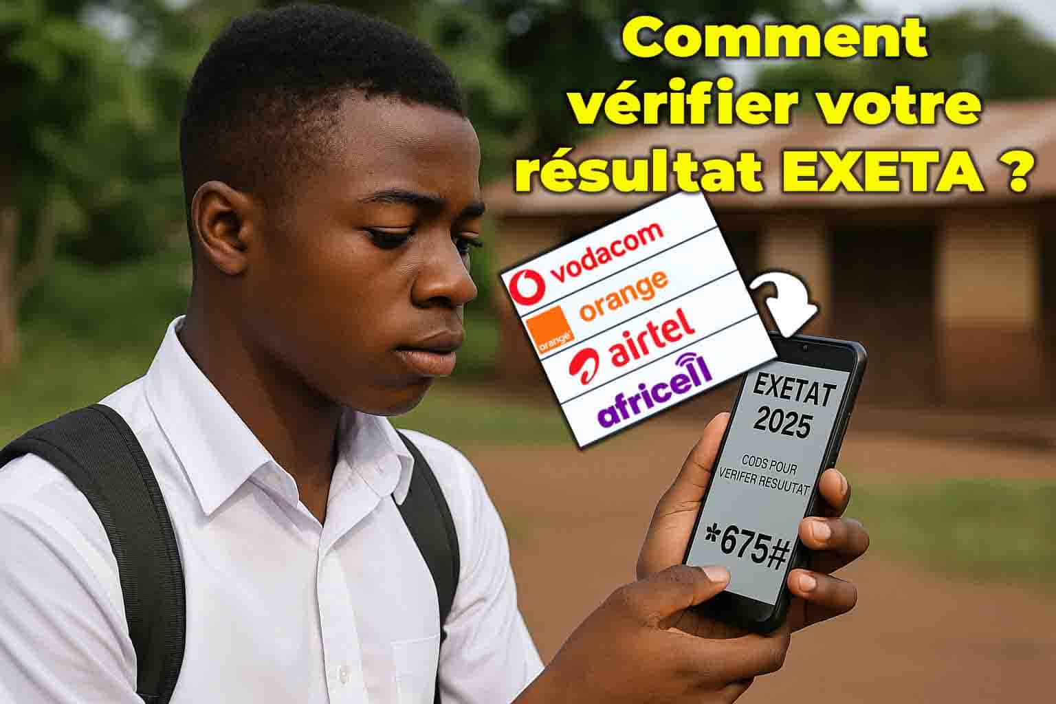 Exetat 2025 RDC : Les codes pour vérifier les résultats - Tutostech ...