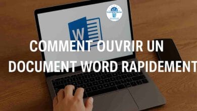 Ouvrir un document Word rapidement