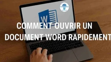 Ouvrir un document Word rapidement