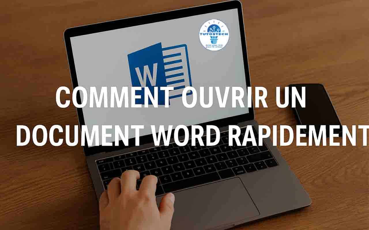 Ouvrir un document Word rapidement