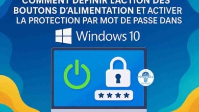 Configurer boutons d’alimentation et mot de passe Windows