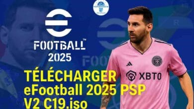 Télécharger eFootball 2025 PSP V2 C19.iso sans installer
