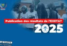 Publication des résultats de l'Exetat 2025