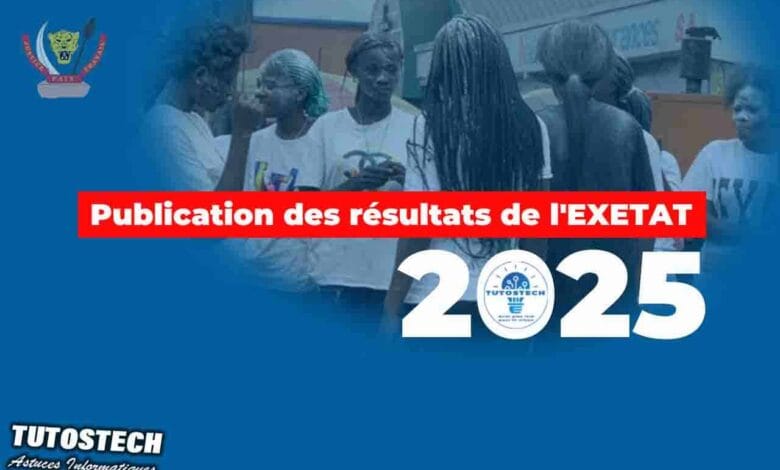 Publication des résultats de l'Exetat 2025