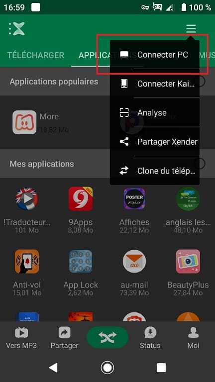 Comment transférer les données entre un Smartphone et un ordinateur