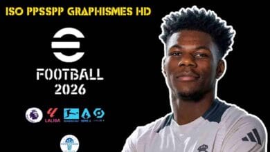 Télécharger eFootball PES 2026 ISO PPSSPP Mise à jour