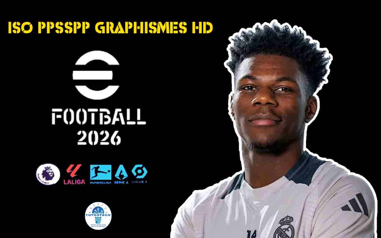 Télécharger eFootball PES 2026 ISO PPSSPP Mise à jour