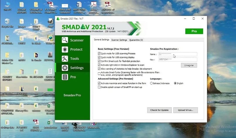 désactiver temporairement smadav antivirus