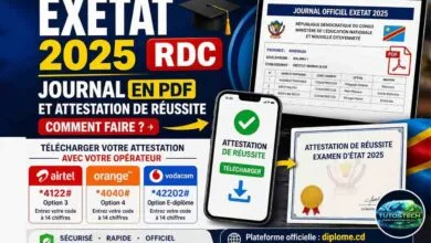 Exetat 2025 : Voir le journal PDF et attestation de réussite