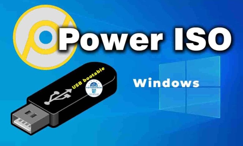 créer une clé USB bootable avec Power ISO