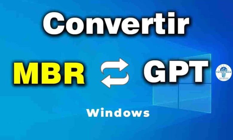 Meilleures méthodes convertir un disque MBR en GPT