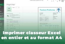 Imprimer un classeur Excel en entier et au format A4
