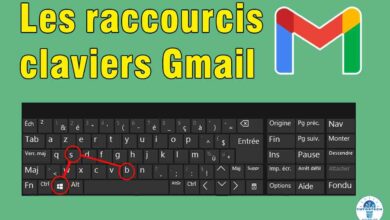 utiliser les raccourcis claviers Gmail