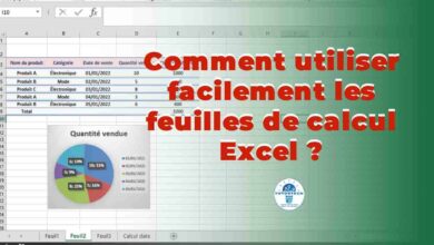 utiliser facilement les feuilles de calcul Excel