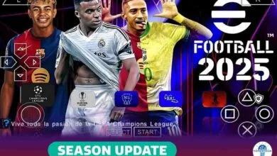 PES 2025 PPSSPP ISO Camera PS5 – PSP Android
