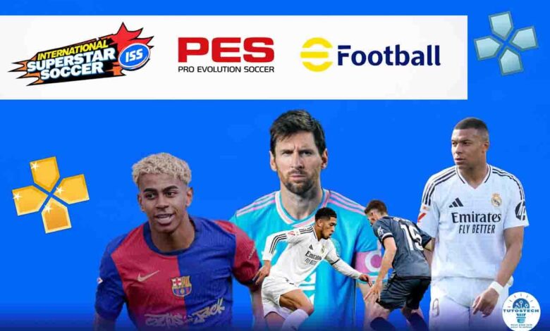 Évolution graphique de la série de jeux vidéo eFootball de ISS à eFootball 2026