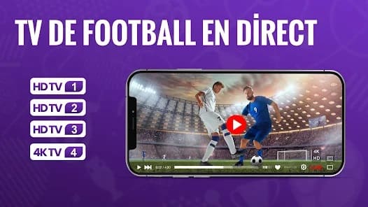Foot en Direct Live applications matchs en direct Android