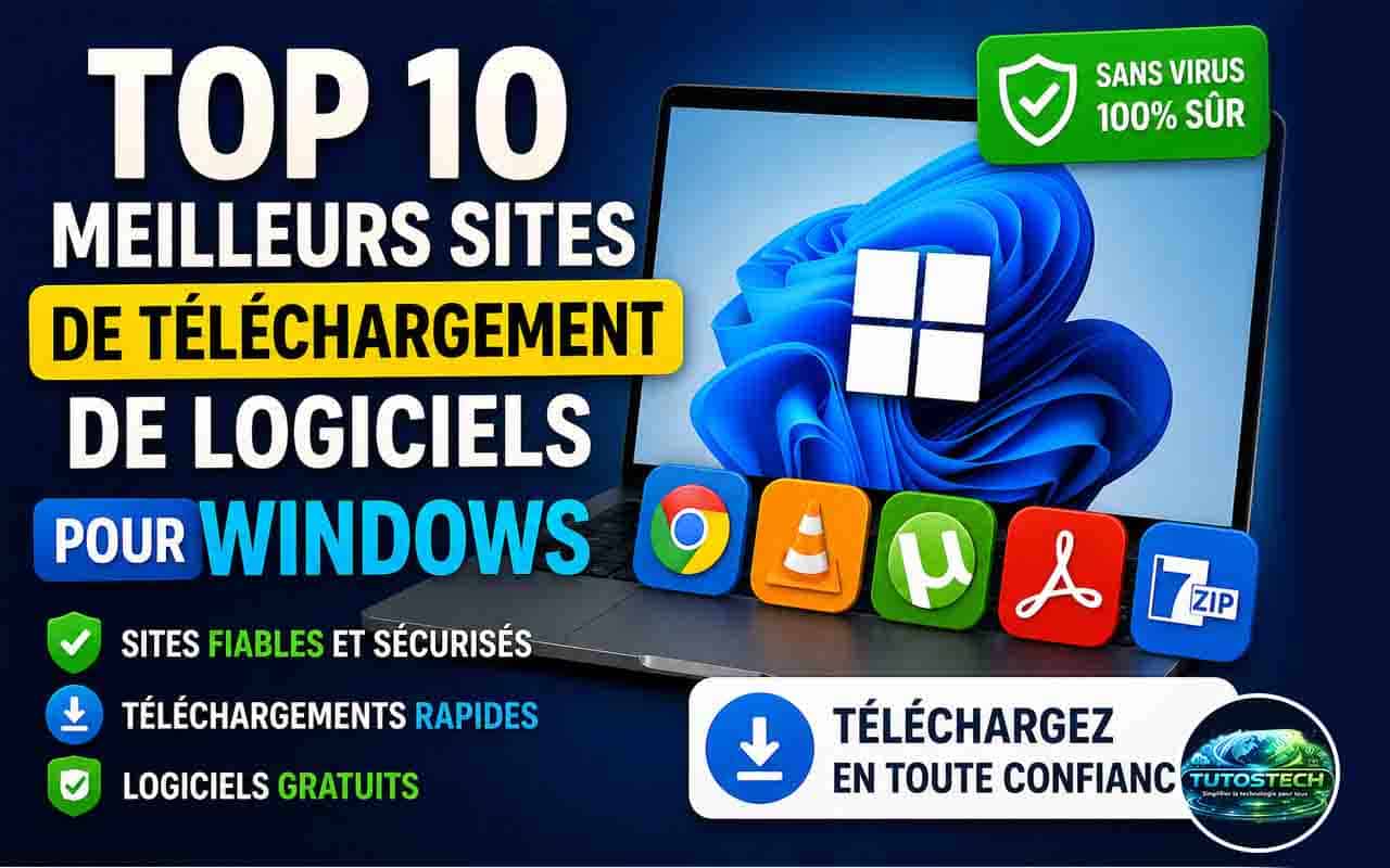 sites téléchargement logiciels Windows