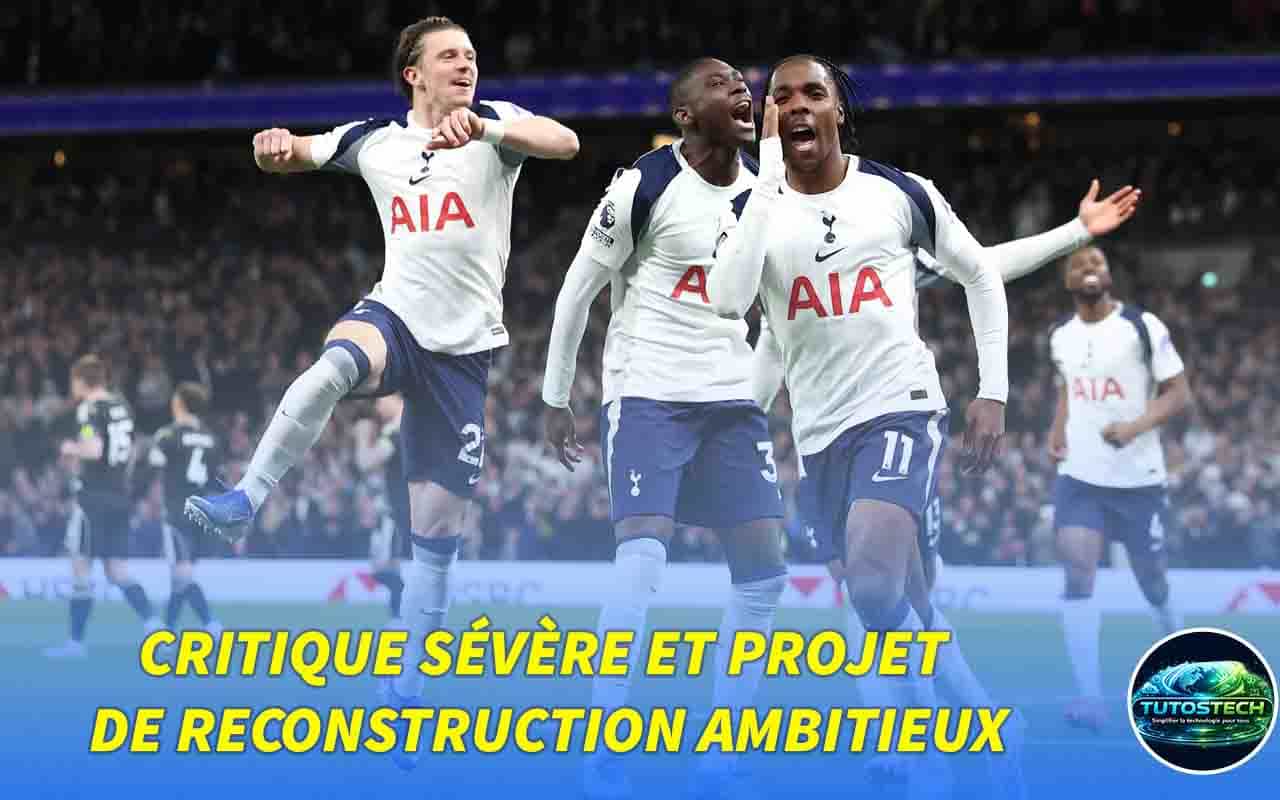 Tottenham saison pathétique : analyse et projet De Zerbi