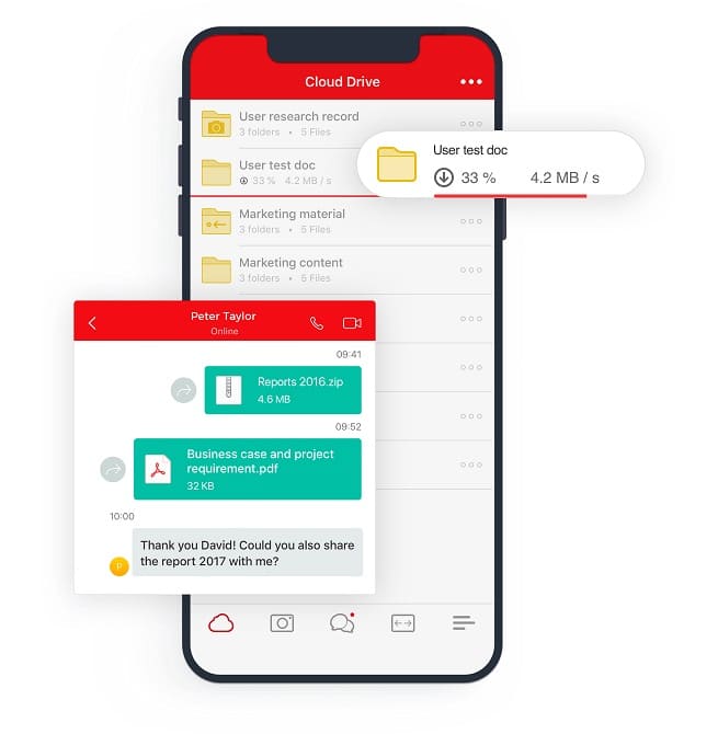 meilleure application de stockage cloud Mega