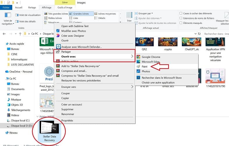 Ouvrir une image WEBP avec Microsoft Paint