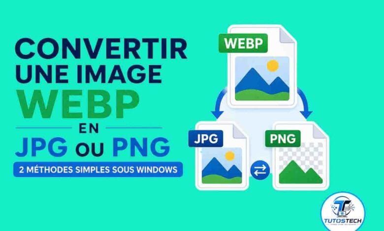 Découvrez comment convertir facilement une image WEBP en JPG ou PNG sous Windows avec Microsoft Paint ou un convertisseur en ligne.