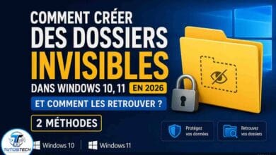2 méthodes pour créer des dossiers invisibles dans Windows 10, 11 en 2026 et comment les retrouver