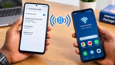 partager internet entre deux téléphones sans câble